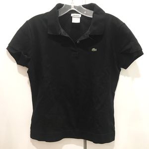 Lacoste Women's Black Polo